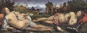 Sandro Botticelli, Piero di Cosimo,Venus and Mars
